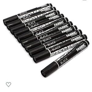 Fabric markers black